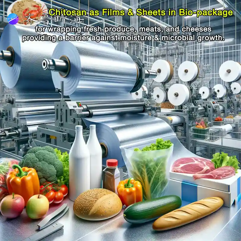 Biological packaging material chito-oligosaccharides